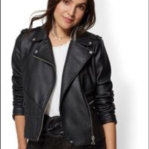 New York and Company Black Moto Jacket